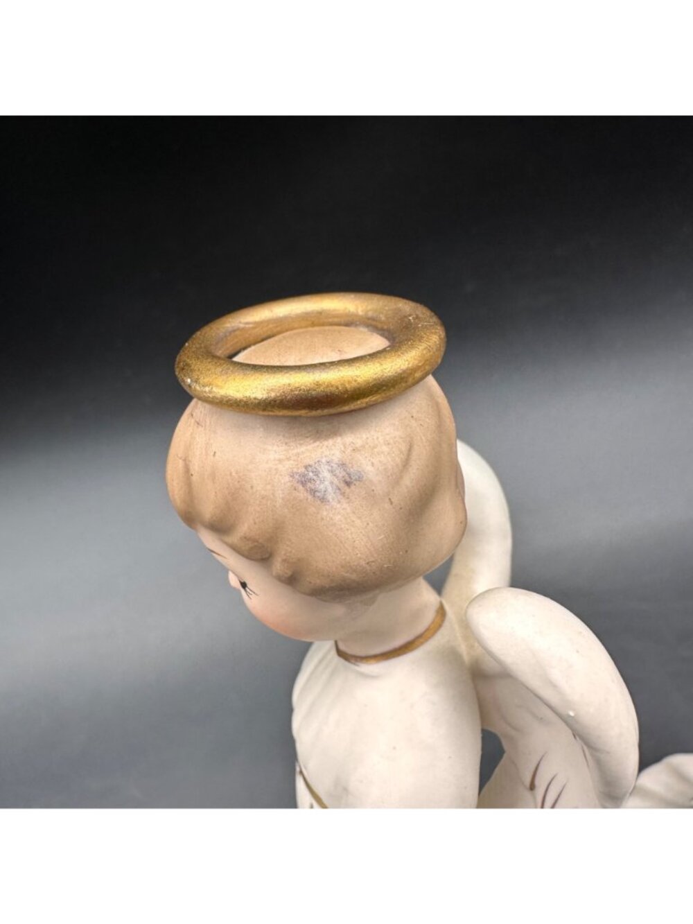 Vintage Angel Figurines Set Of 3 Mid Century Hand Painted Napco Japan 1962 READ - Picture 10 of 11
